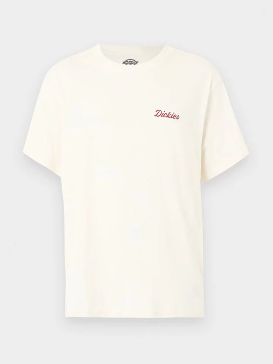 Foto van product T-shirt print Dickies crème