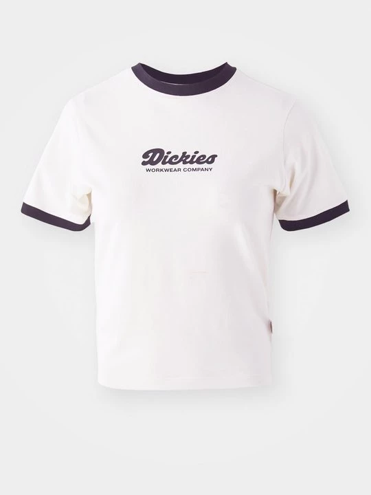 Foto van product T-shirt print Dickies crème