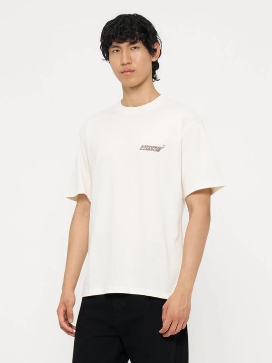 Foto van product T-shirt print Dickies crème