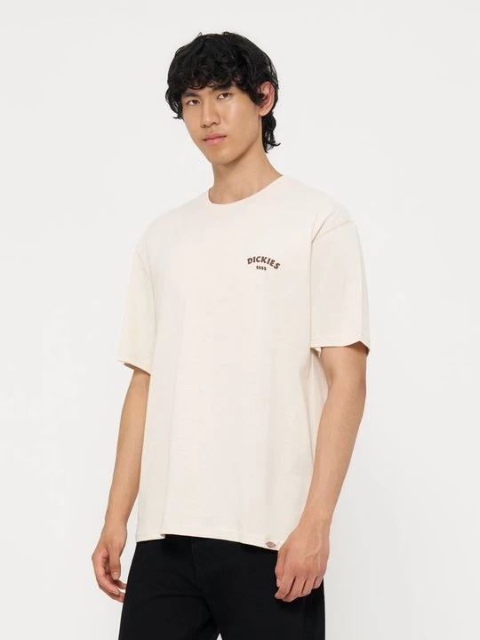 Foto van product T-shirt print Dickies crème