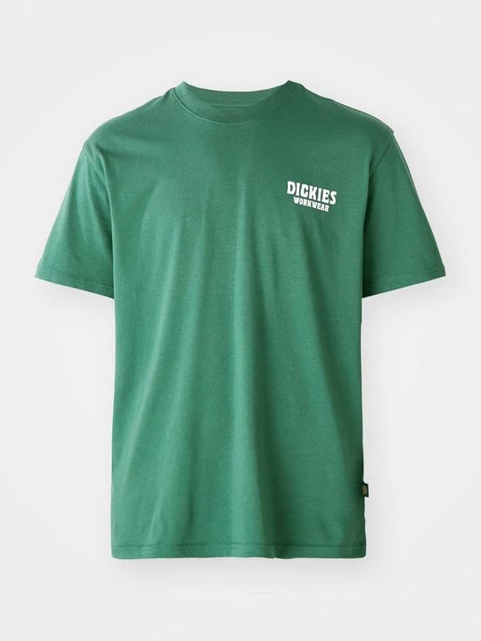 Foto van product T-shirt print Dickies donkergroen