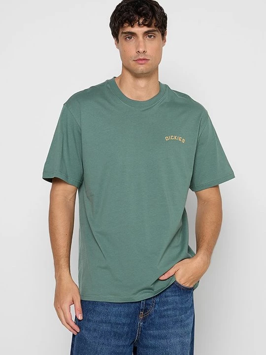 Foto van product T-shirt print Dickies donkergroen