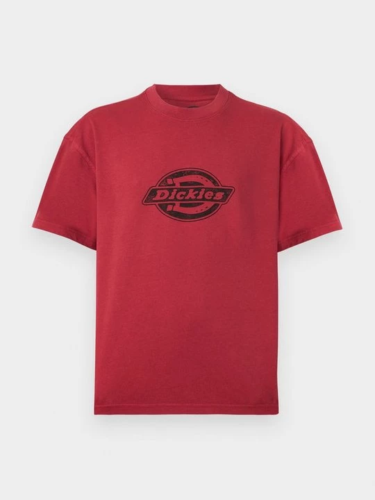 Foto van product T-shirt print Dickies donkerrood