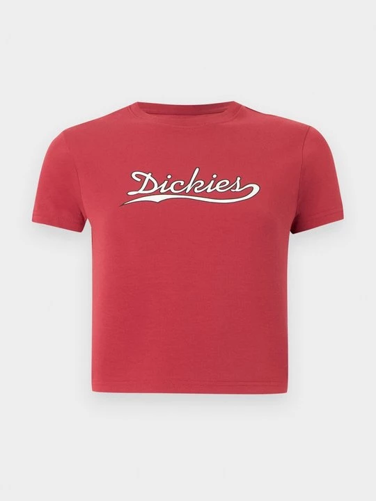 Foto van product T-shirt print Dickies donkerrood
