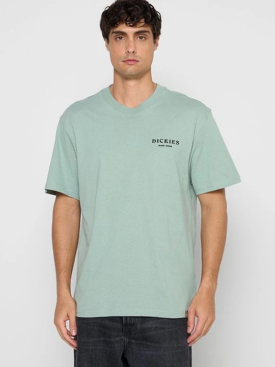 Foto van product T-shirt print Dickies lichtgroen