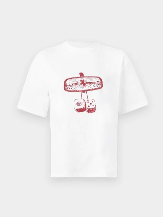 Foto van product T-shirt print Dickies wit