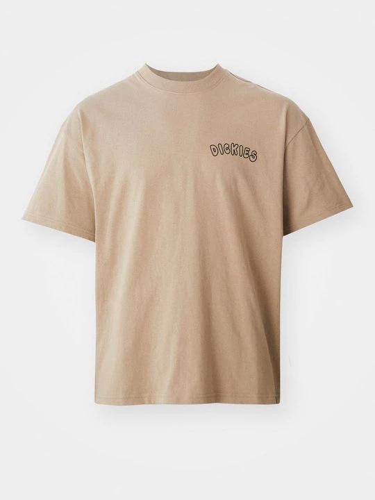 Foto van product T-shirt print Dickies zandkleur