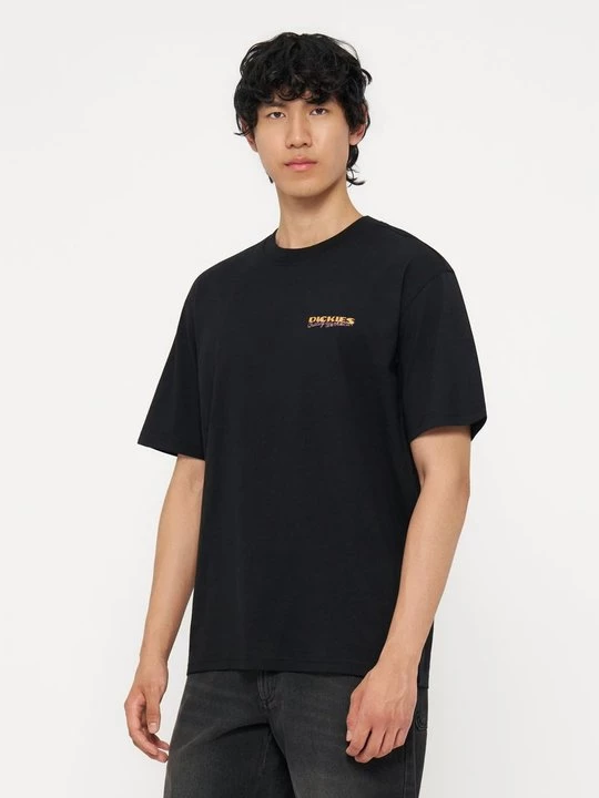Foto van product T-shirt print Dickies zwart