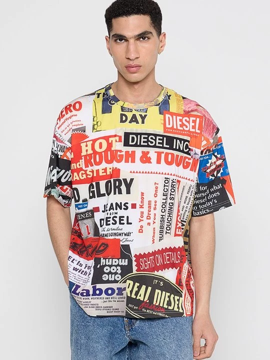 Foto van product T-shirt print Diesel