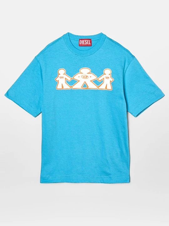 Foto van product T-shirt print Diesel blauw