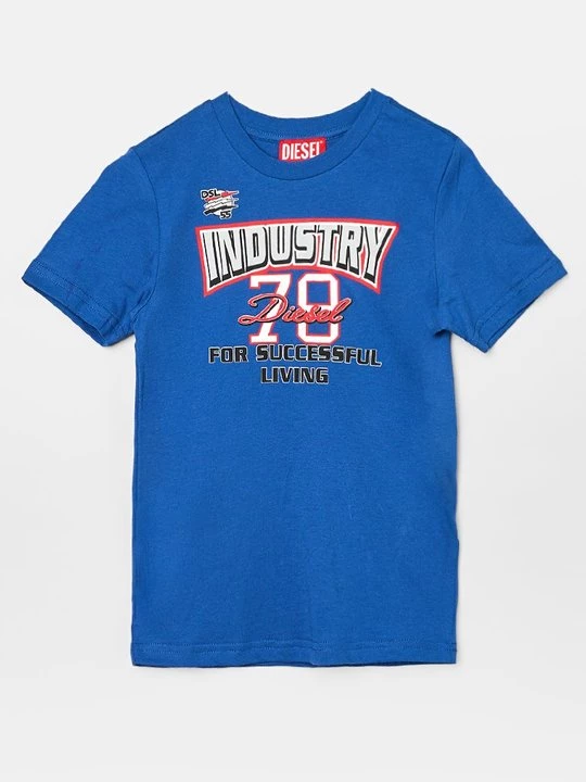 Foto van product T-shirt print Diesel blauw