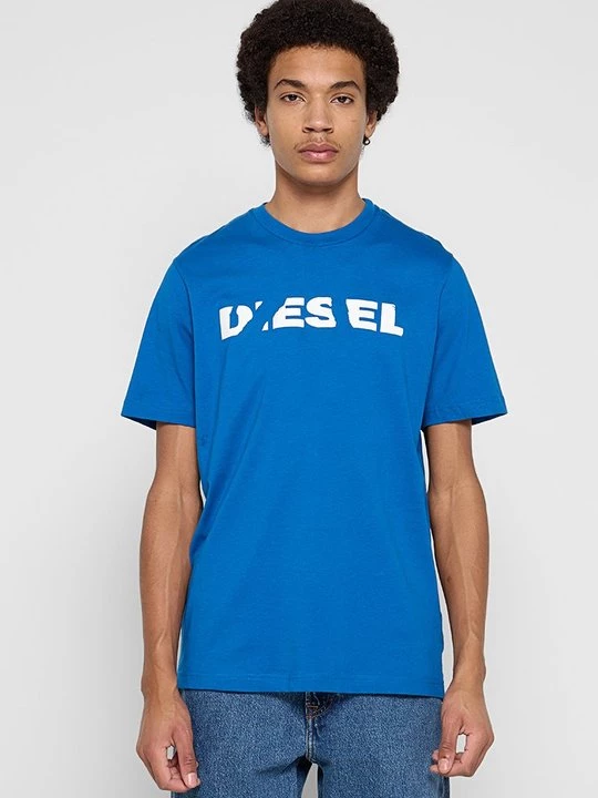 Foto van product T-shirt print Diesel blauw