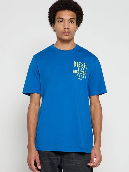 Foto van product T-shirt print Diesel blauw