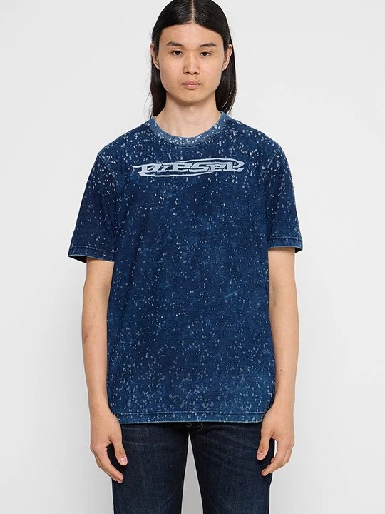 Foto van product T-shirt print Diesel blauw