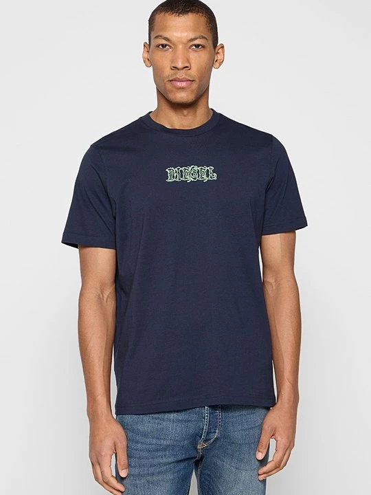 Foto van product T-shirt print Diesel blauw
