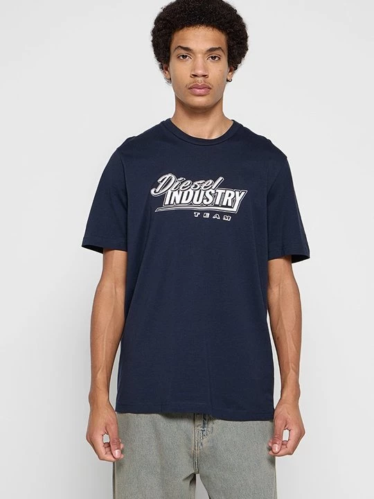 Foto van product T-shirt print Diesel blauw