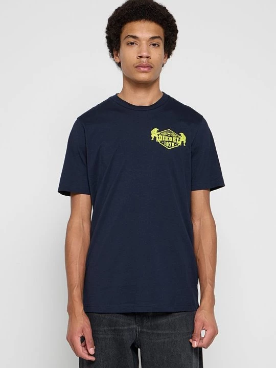 Foto van product T-shirt print Diesel blauw