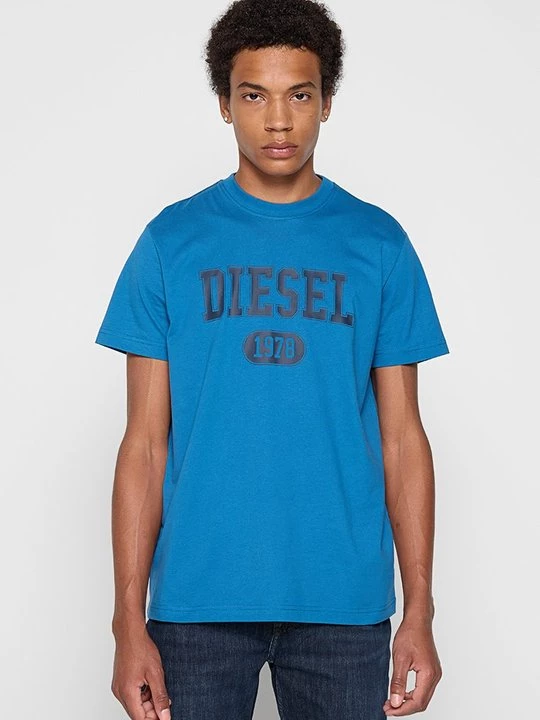 Foto van product T-shirt print Diesel blauw