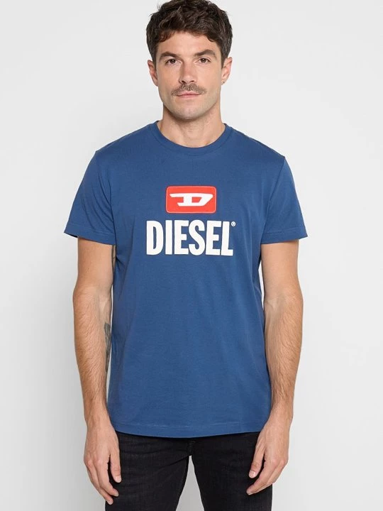 Foto van product T-shirt print Diesel blauw