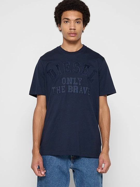 Foto van product T-shirt print Diesel blauw