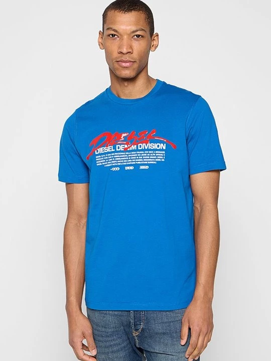 Foto van product T-shirt print Diesel blauw