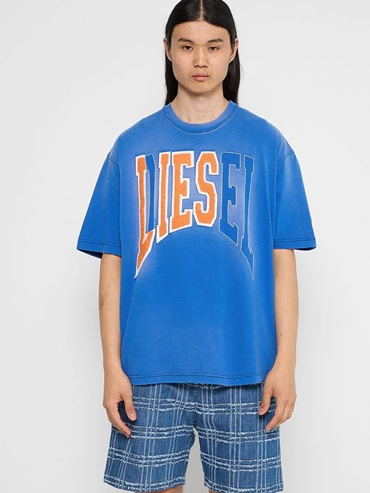 Foto van product T-shirt print Diesel blauw