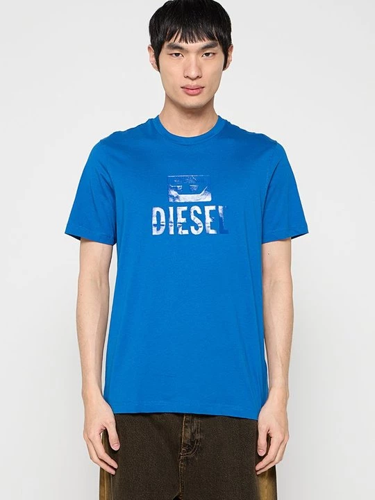 Foto van product T-shirt print Diesel blauw