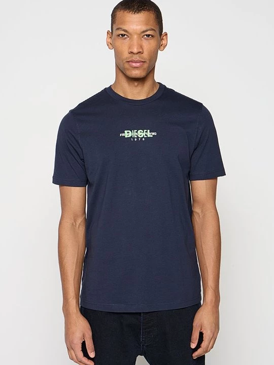 Foto van product T-shirt print Diesel blauw