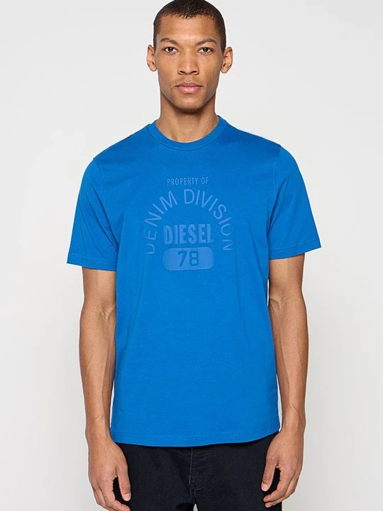Foto van product T-shirt print Diesel blauw