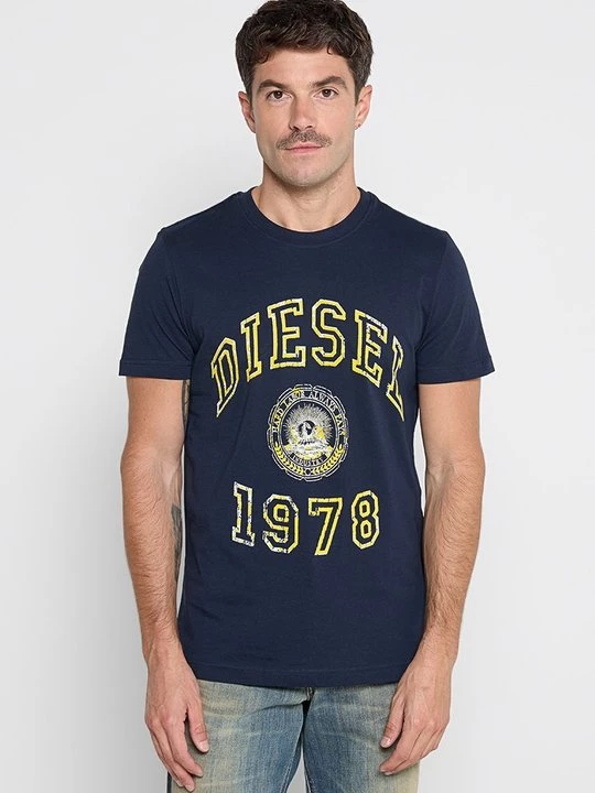 Foto van product T-shirt print Diesel blauw