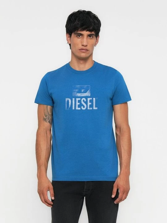 Foto van product T-shirt print Diesel blauw
