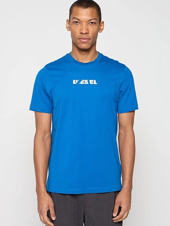 Foto van product T-shirt print Diesel blauw