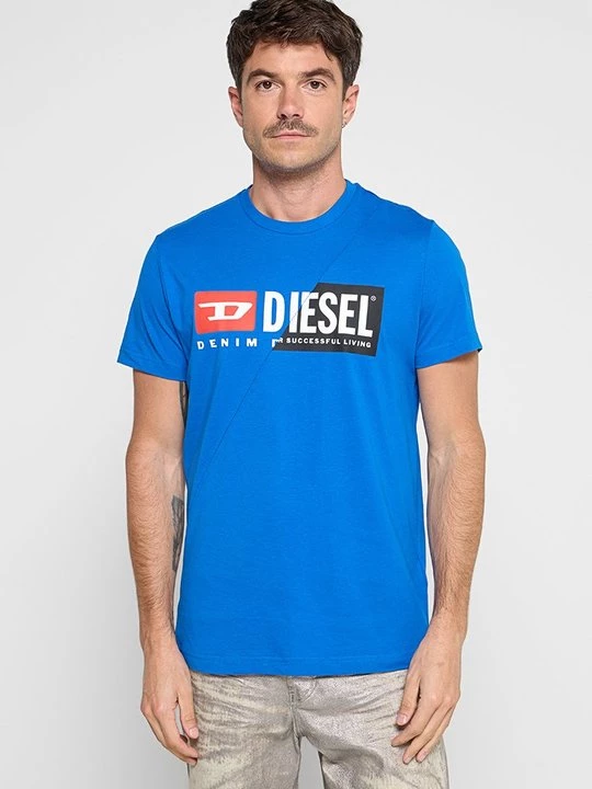 Foto van product T-shirt print Diesel blauw