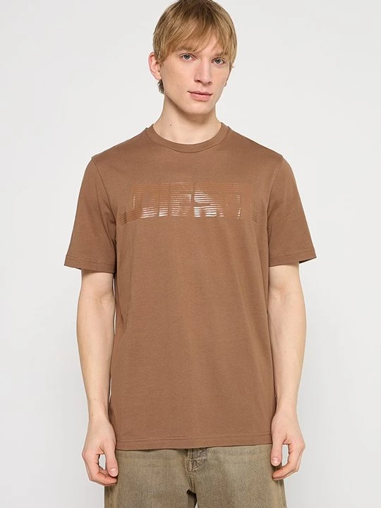Foto van product T-shirt print Diesel bruin