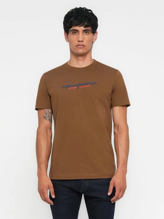 Foto van product T-shirt print Diesel bruin