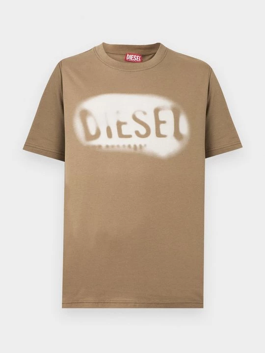 Foto van product T-shirt print Diesel camel