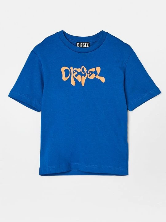Foto van product T-shirt print Diesel donkerblauw