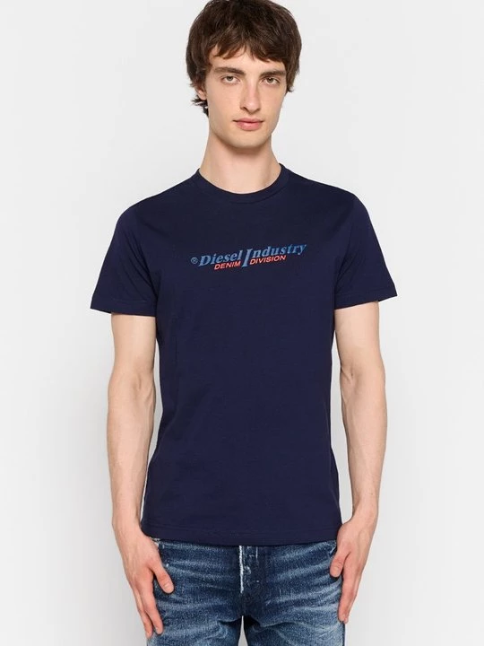 Foto van product T-shirt print Diesel donkerblauw
