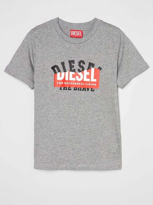 Foto van product T-shirt print Diesel grijs