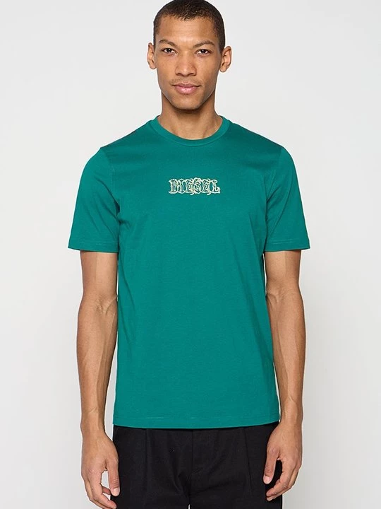 Foto van product T-shirt print Diesel groen