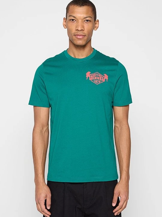 Foto van product T-shirt print Diesel groen