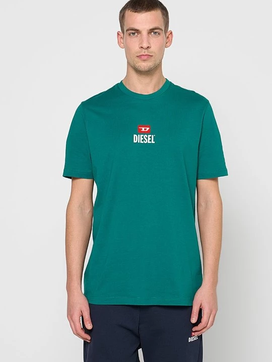 Foto van product T-shirt print Diesel groen