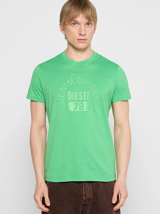 Foto van product T-shirt print Diesel groen