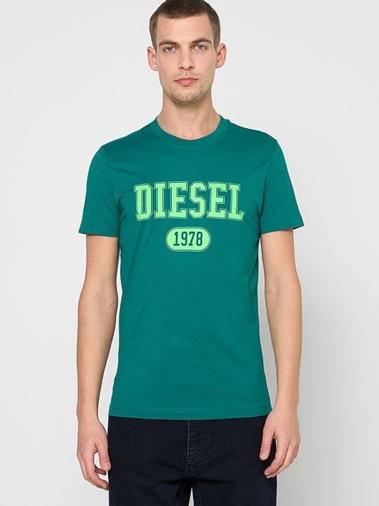 Foto van product T-shirt print Diesel groen
