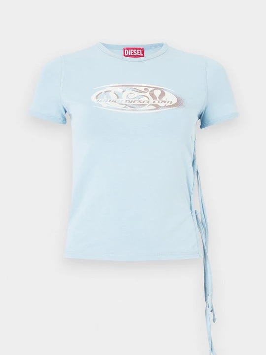 Foto van product T-shirt print Diesel lichtblauw