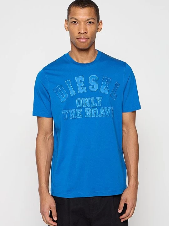 Foto van product T-shirt print Diesel lichtblauw