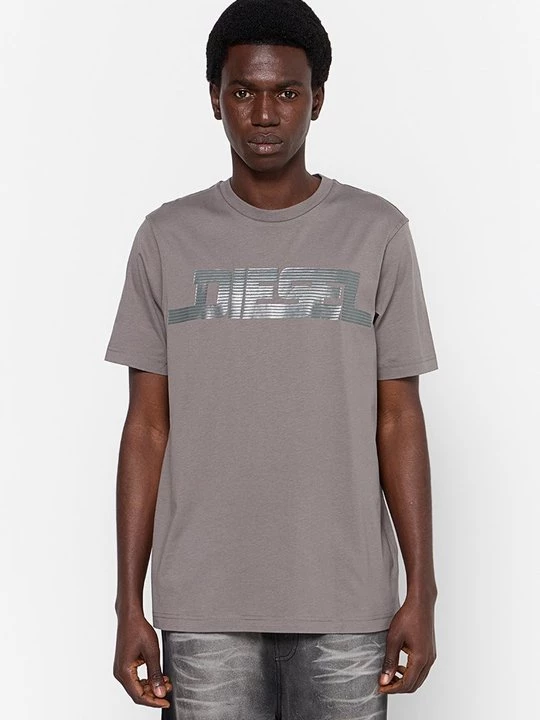 Foto van product T-shirt print Diesel mauve