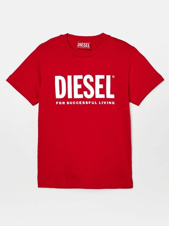 Foto van product T-shirt print Diesel rood