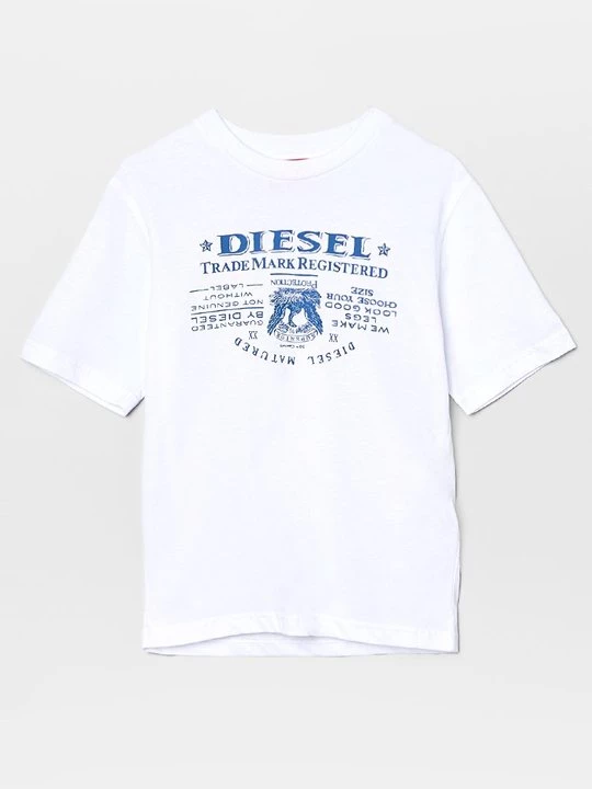 Foto van product T-shirt print Diesel wit