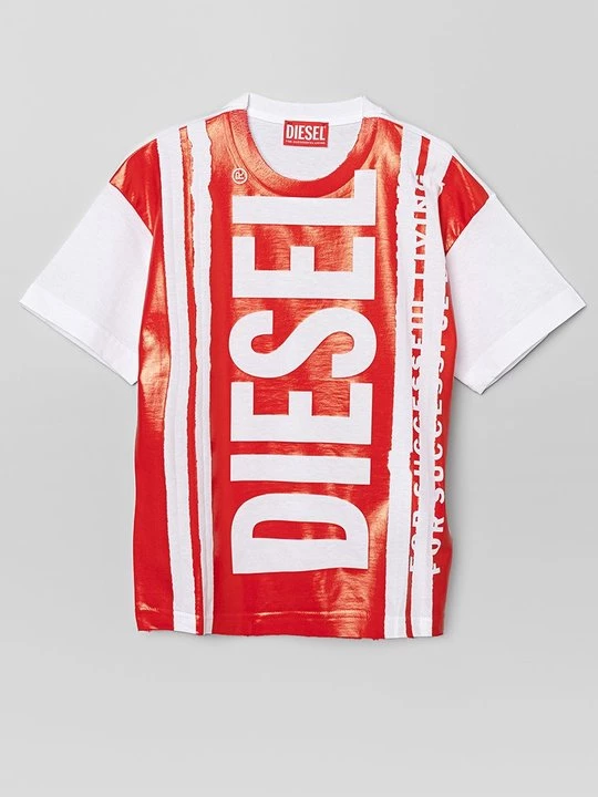 Foto van product T-shirt print Diesel wit